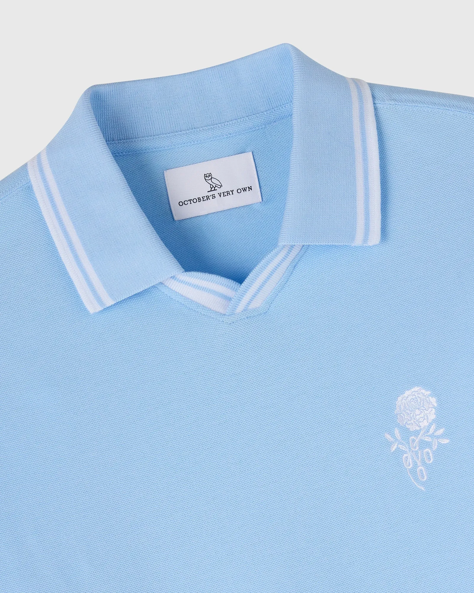 Marigold Long-Sleeve Polo - Light Blue sold by OVO product image thumbnail 2