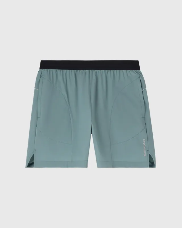 Nylon Running Short - Light Teal sold by OVO