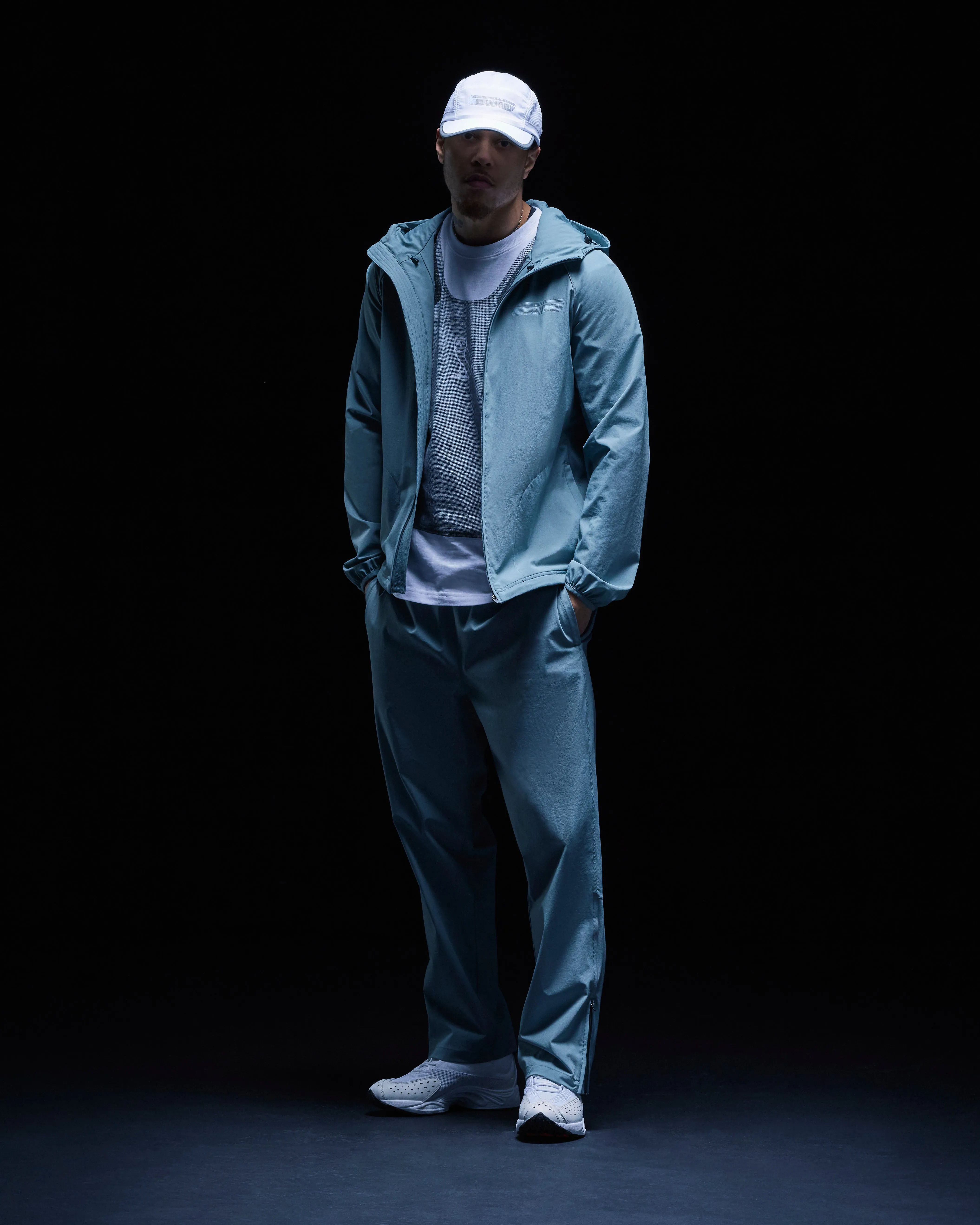 Nylon Running Jacket - Light Teal sold by OVO product image thumbnail 2