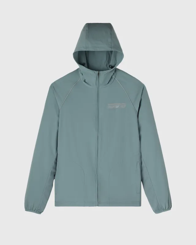 Nylon Running Jacket - Light Teal sold by OVO