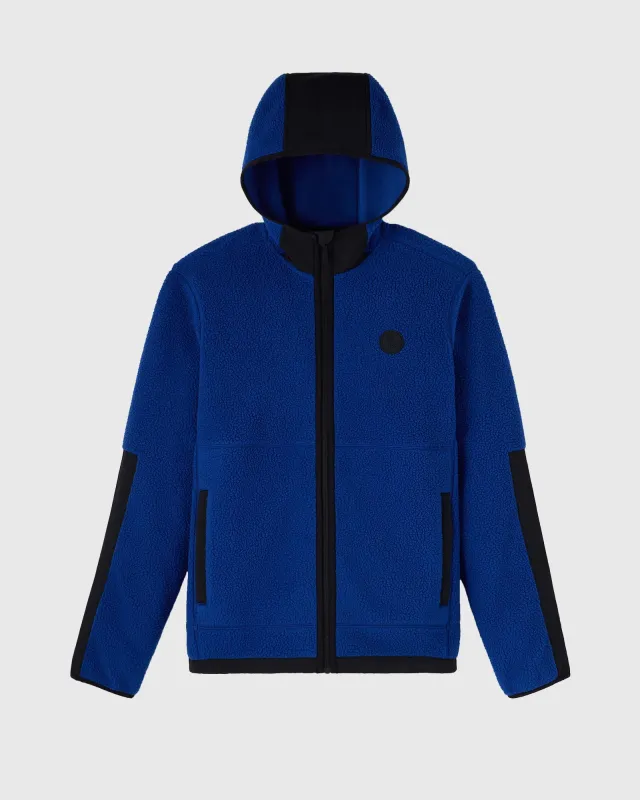 Sherpa Fleece Hoodie - Blue sold by OVO