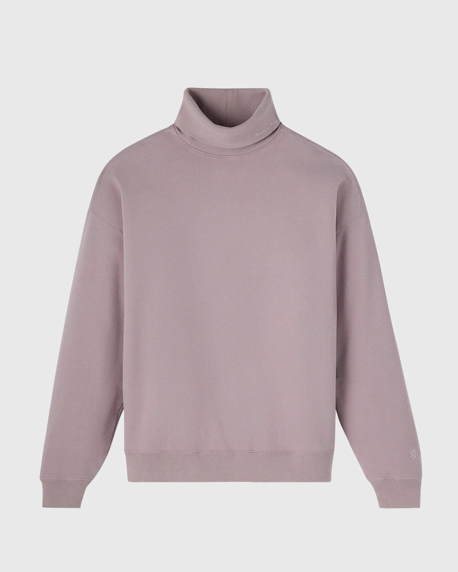 Script Fleece Turtleneck - Purple Fog sold by OVO