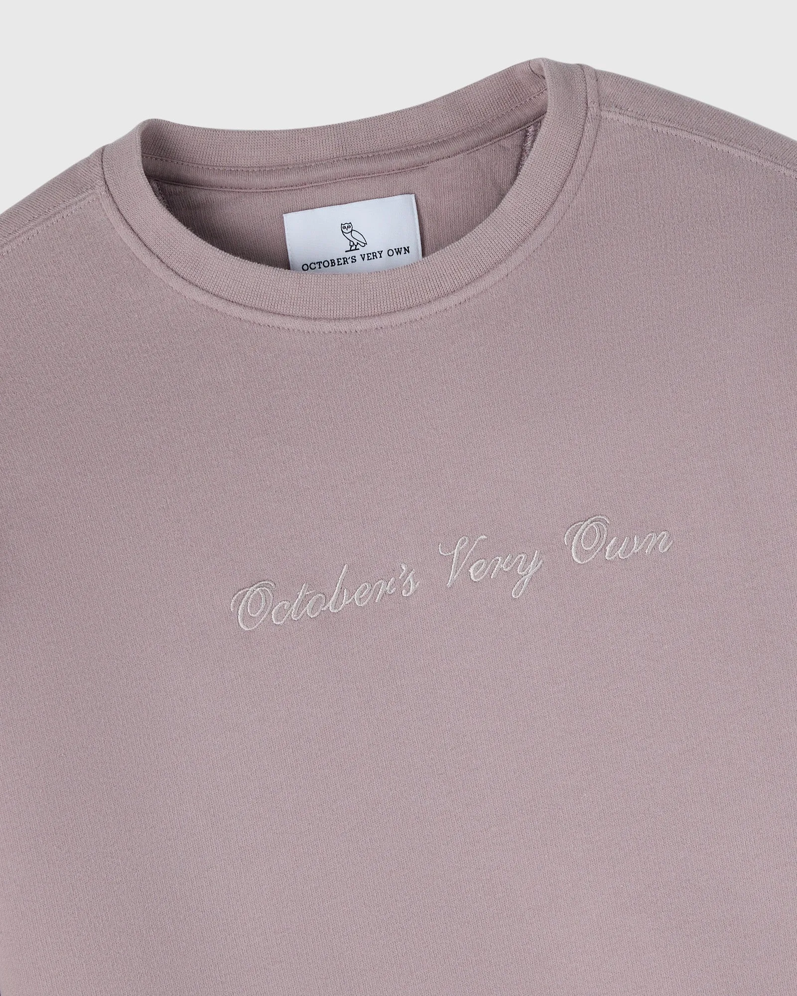 Script Fleece Crewneck - Purple Fog sold by OVO product image thumbnail 2