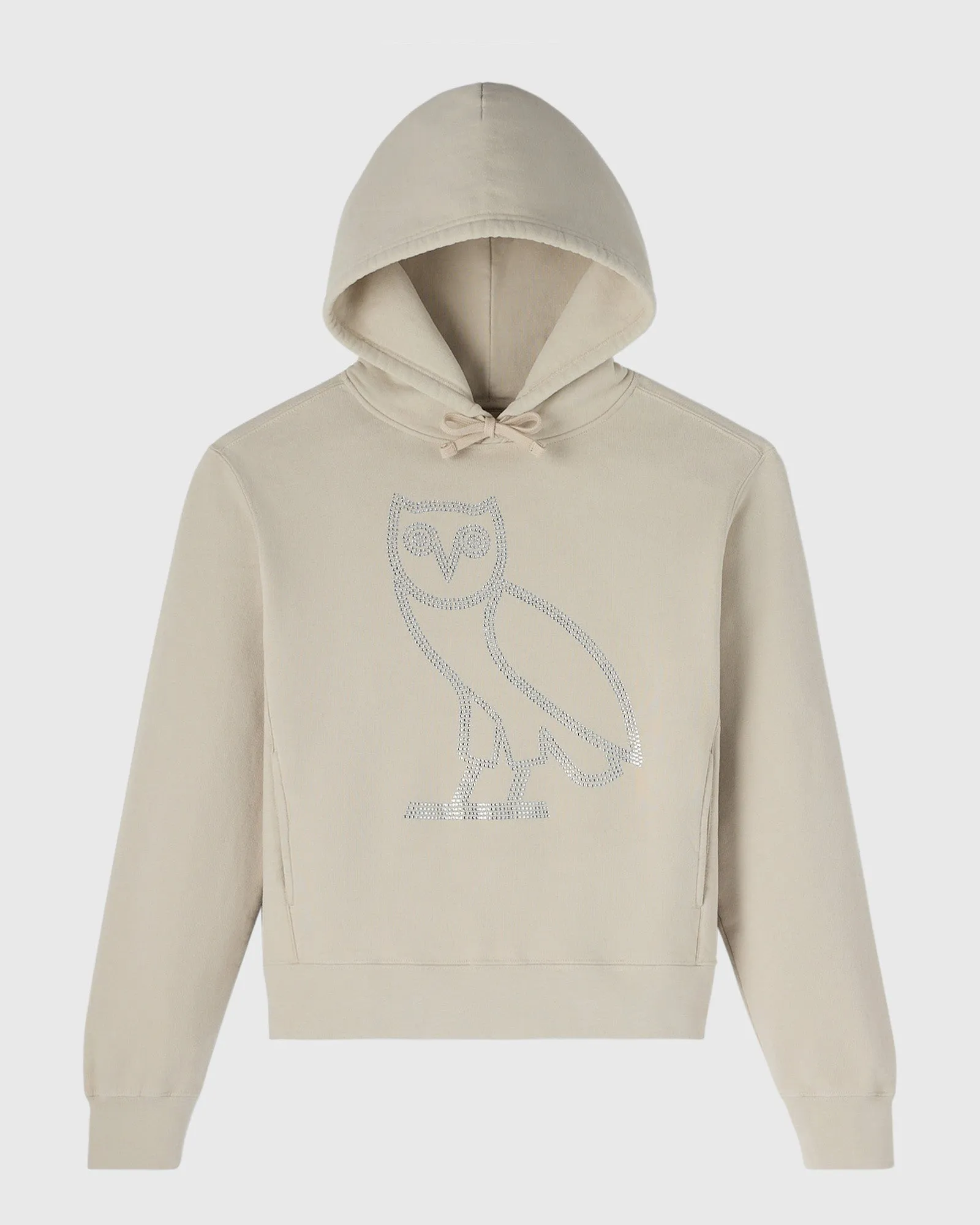 Rhinestone Icon Hoodie - Sand sold by OVO
