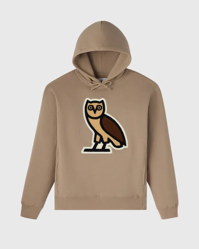 Bubble Icon Hoodie - Taupe sold by OVO