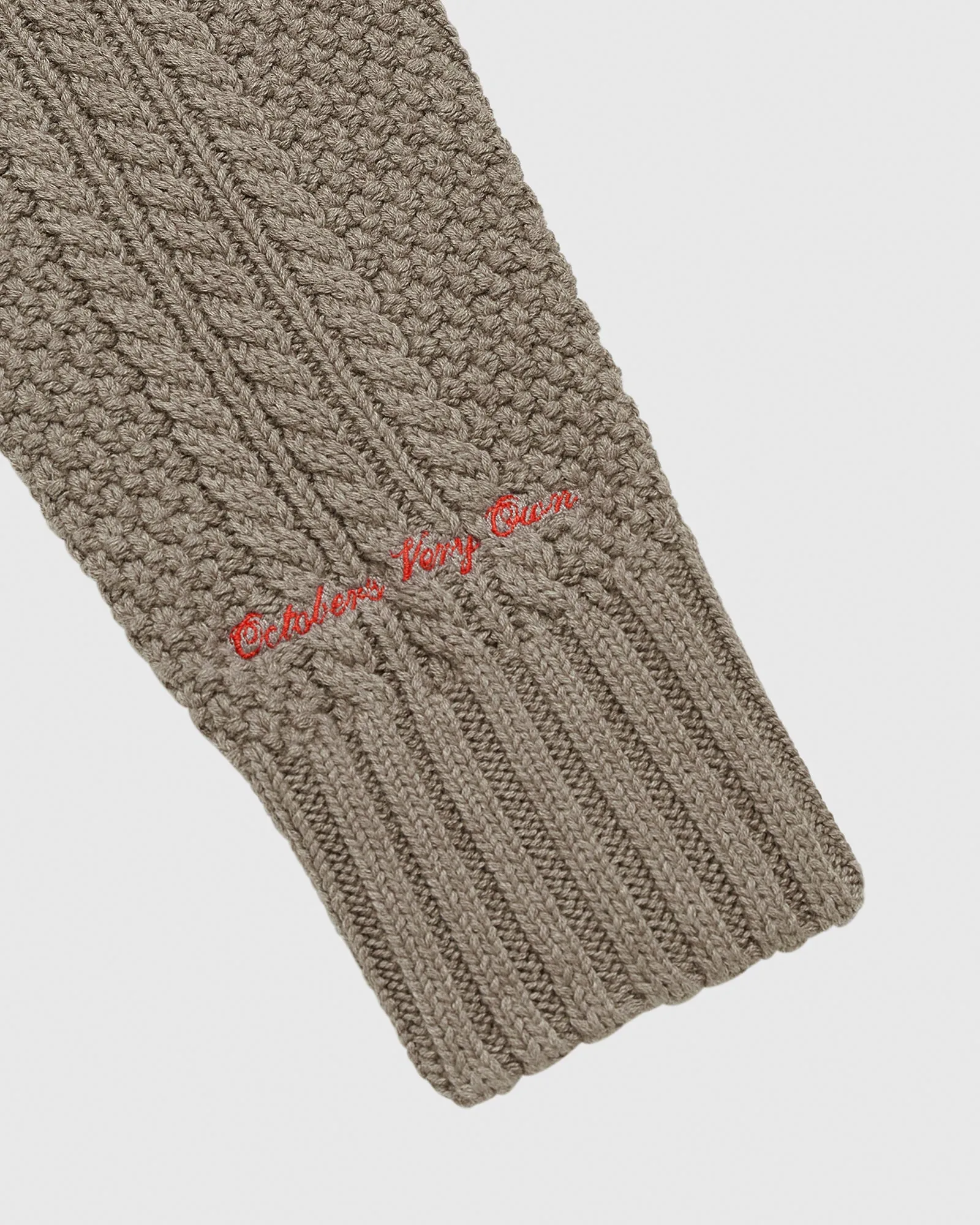 Cable Knit Turtleneck Sweater - Taupe sold by OVO product image thumbnail 5