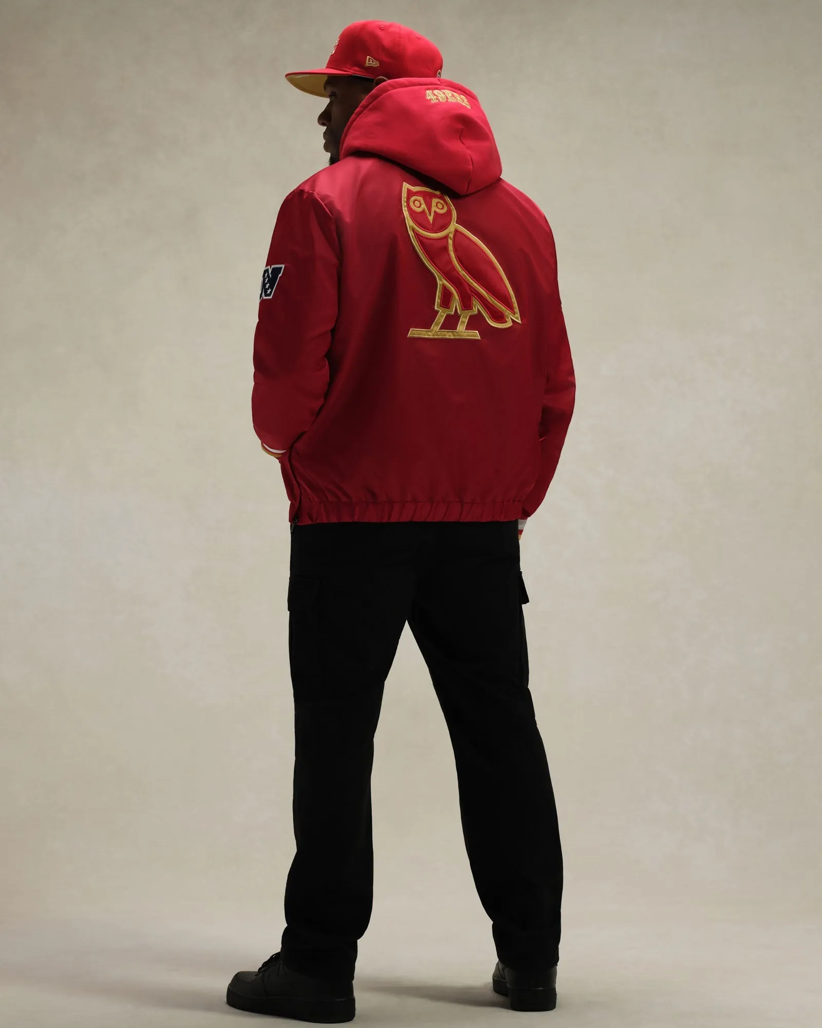 NFL San Francisco 49ers Starter® Trainer Pullover Jacket - Red sold by OVO product image thumbnail 4