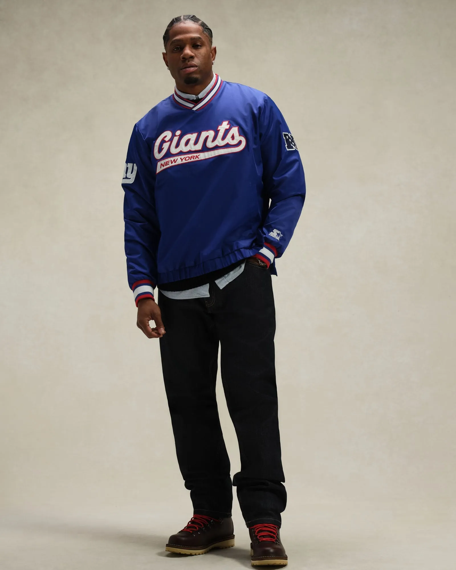 NFL New York Giants Starter® Trainer Pullover Jacket - Blue sold by OVO product image thumbnail 3