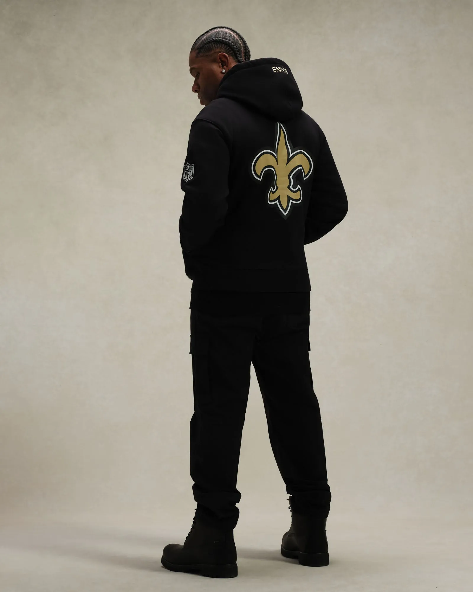 NFL New Orleans Saints Icon Team Hoodie - Black sold by OVO product image thumbnail 4