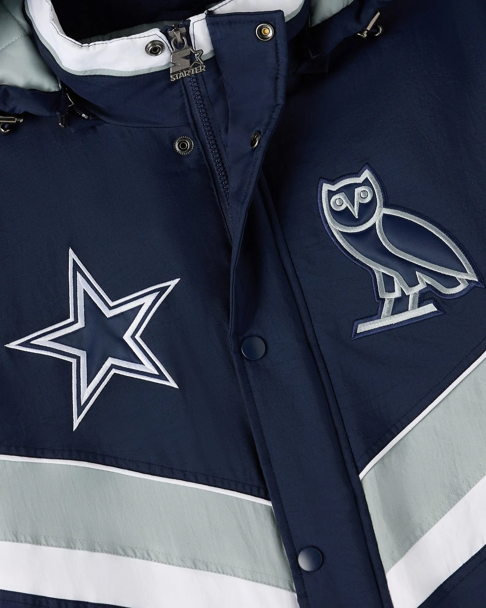 NFL Dallas Cowboys Starter® Sideline Puffer Jacket - Navy sold by OVO product image thumbnail 5