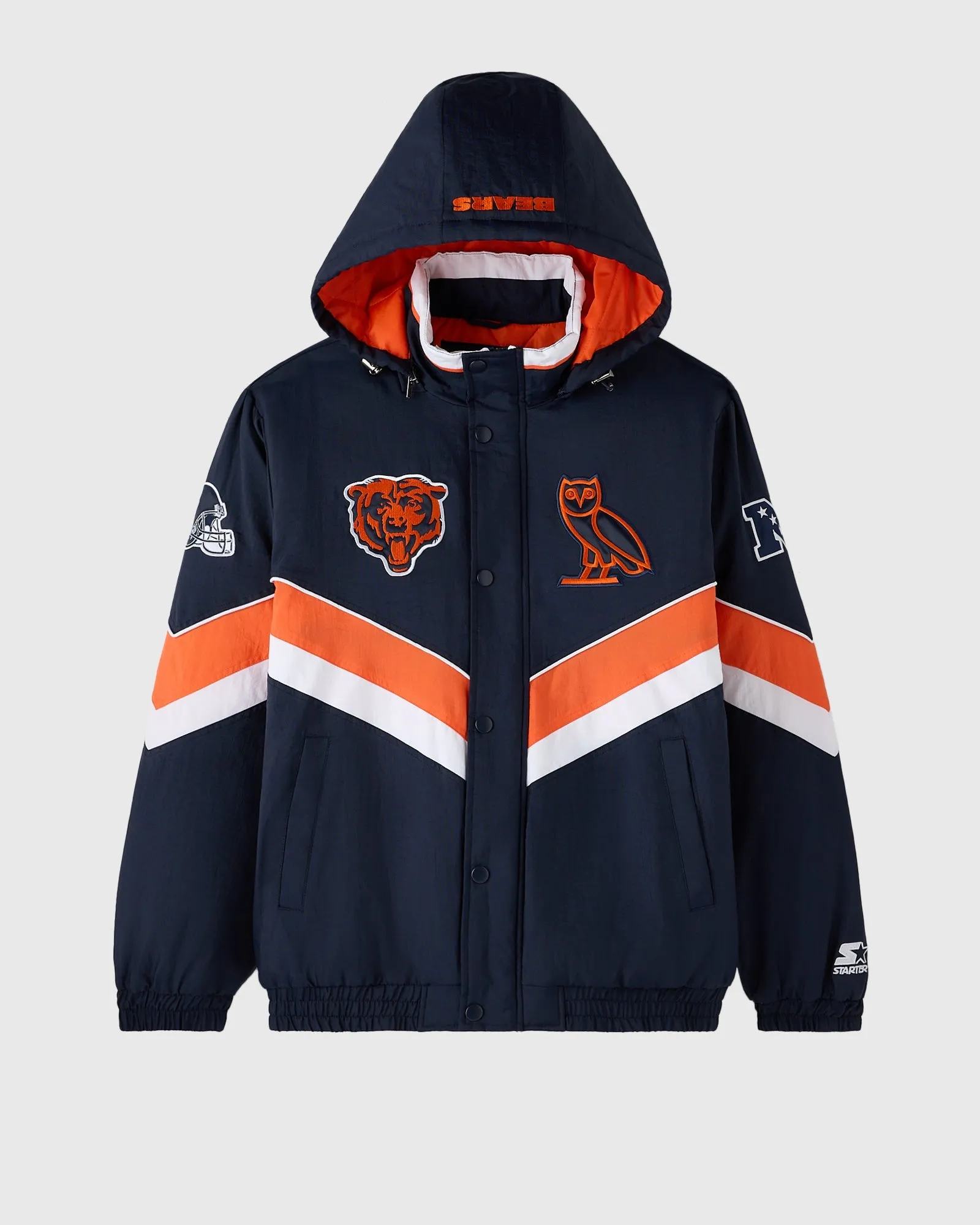 NFL Chicago Bears Starter® Sideline Puffer Jacket - Navy sold by OVO