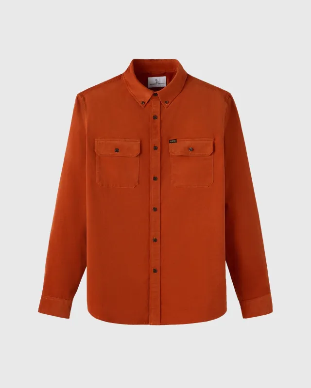 Corduroy Work Shirt - Orange sold by OVO