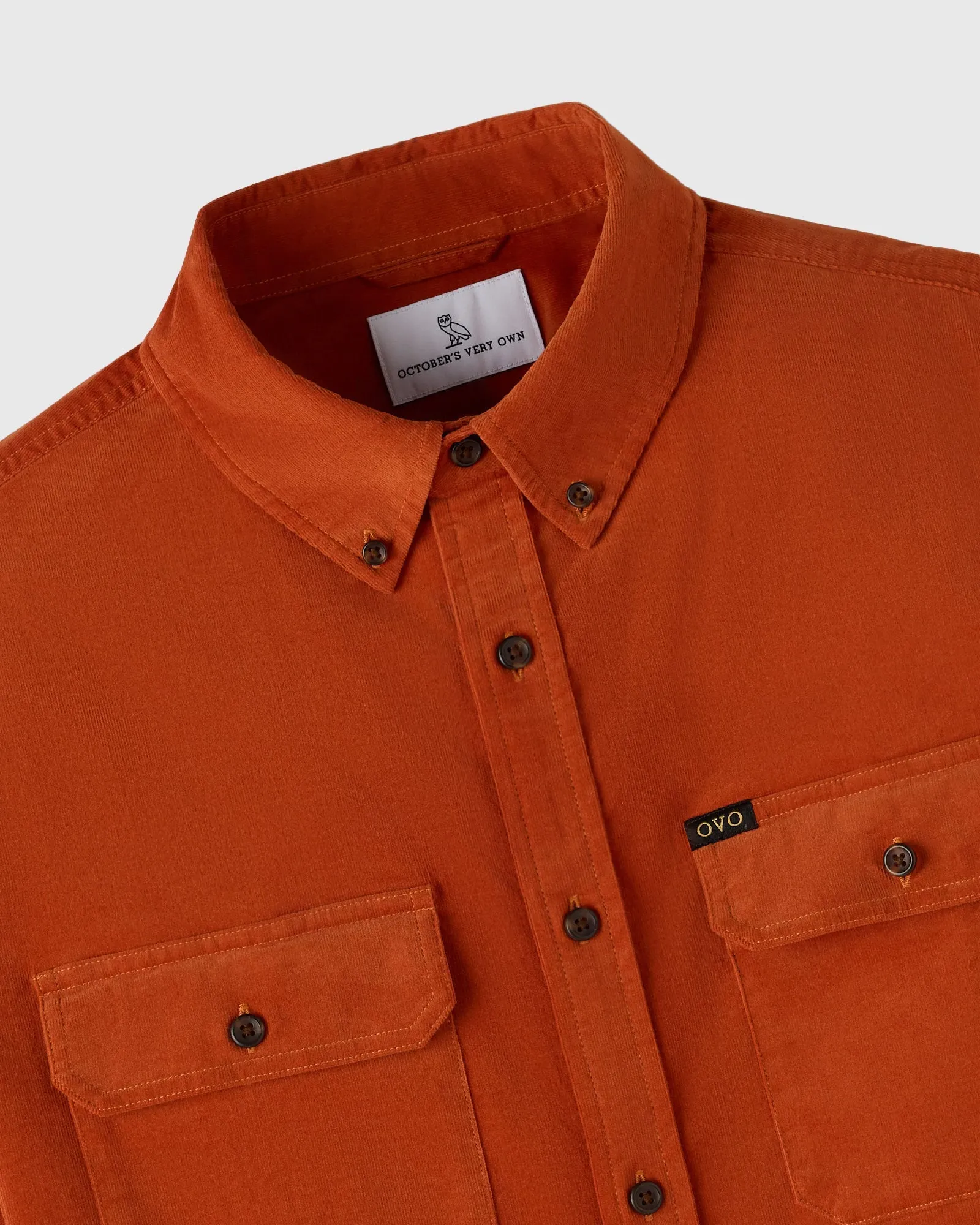 Corduroy Work Shirt - Orange sold by OVO product image thumbnail 2