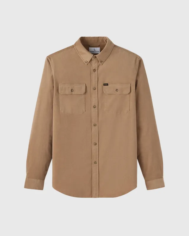 Corduroy Work Shirt - Khaki sold by OVO