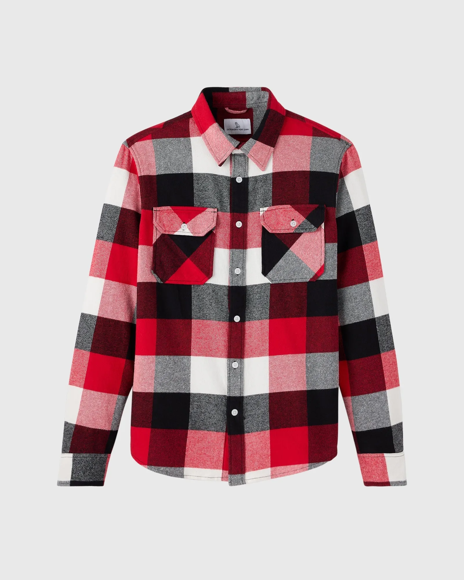Buffalo Plaid Flannel Shirt - Red sold by OVO product image thumbnail 2