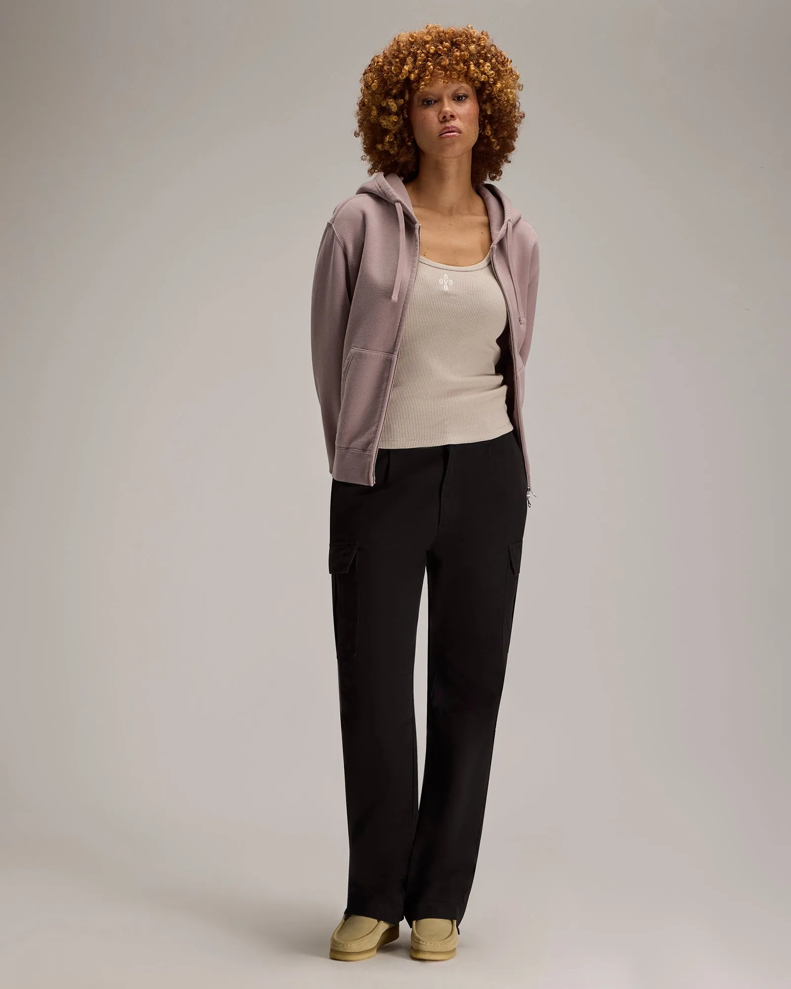 Relaxed-Fit Full-Zip Hoodie - Purple Fog sold by OVO product image thumbnail 2