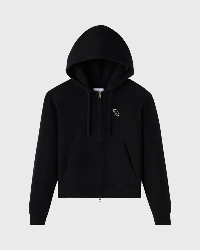 Relaxed-Fit Full-Zip Hoodie - Black sold by OVO