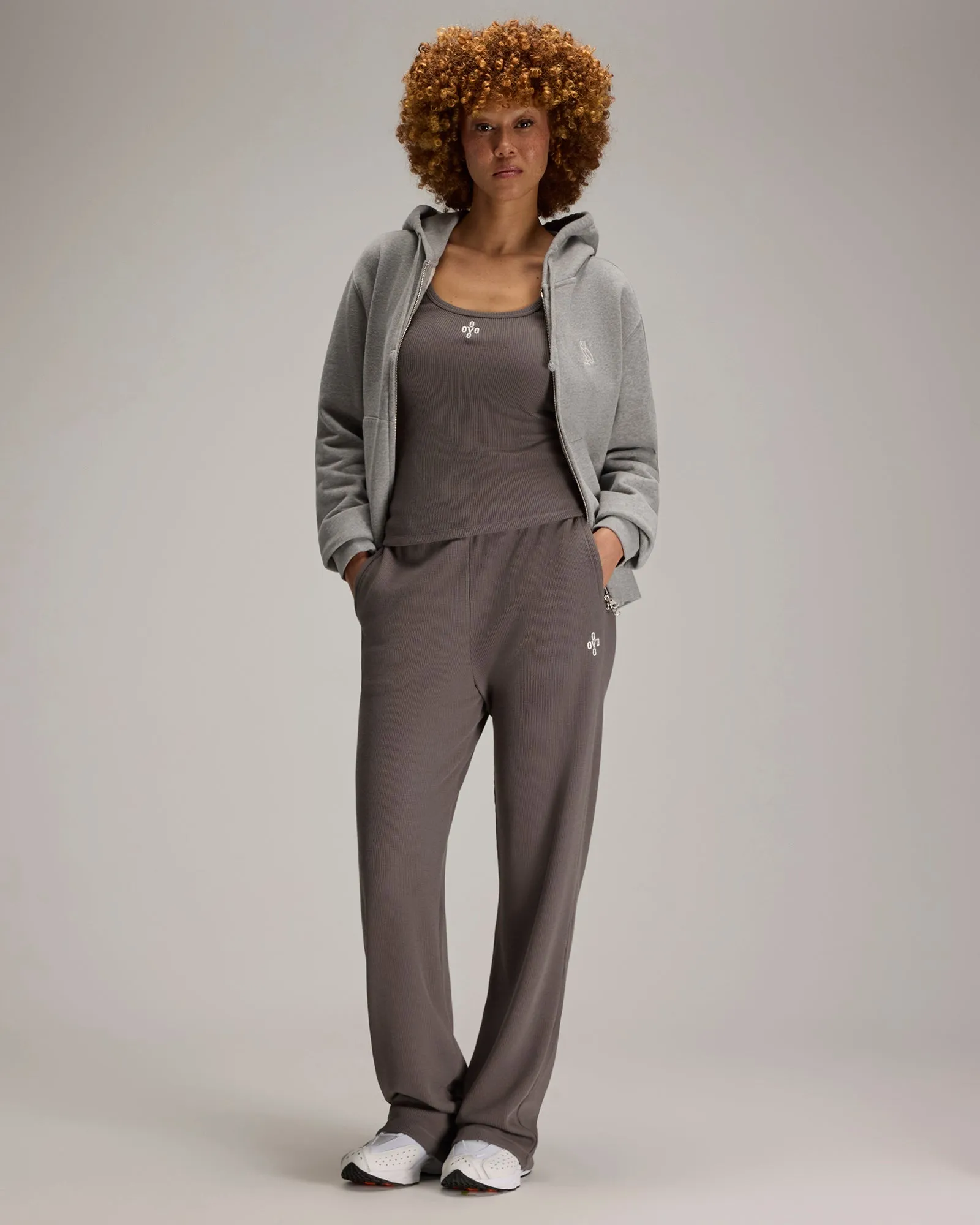 Pom Pom Scoopneck Tank Top - Granite sold by OVO product image thumbnail 2