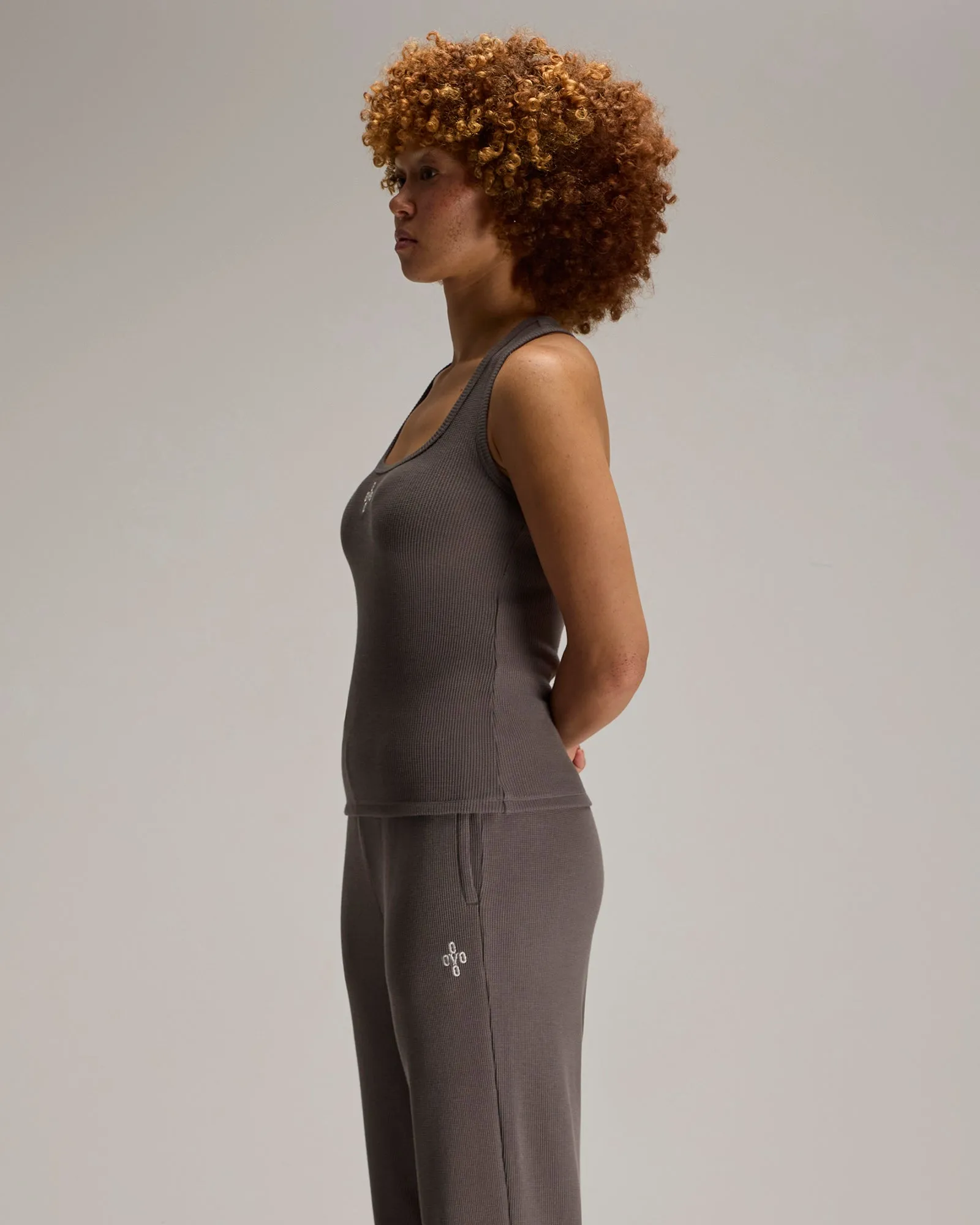 Pom Pom Scoopneck Tank Top - Granite sold by OVO product image thumbnail 4