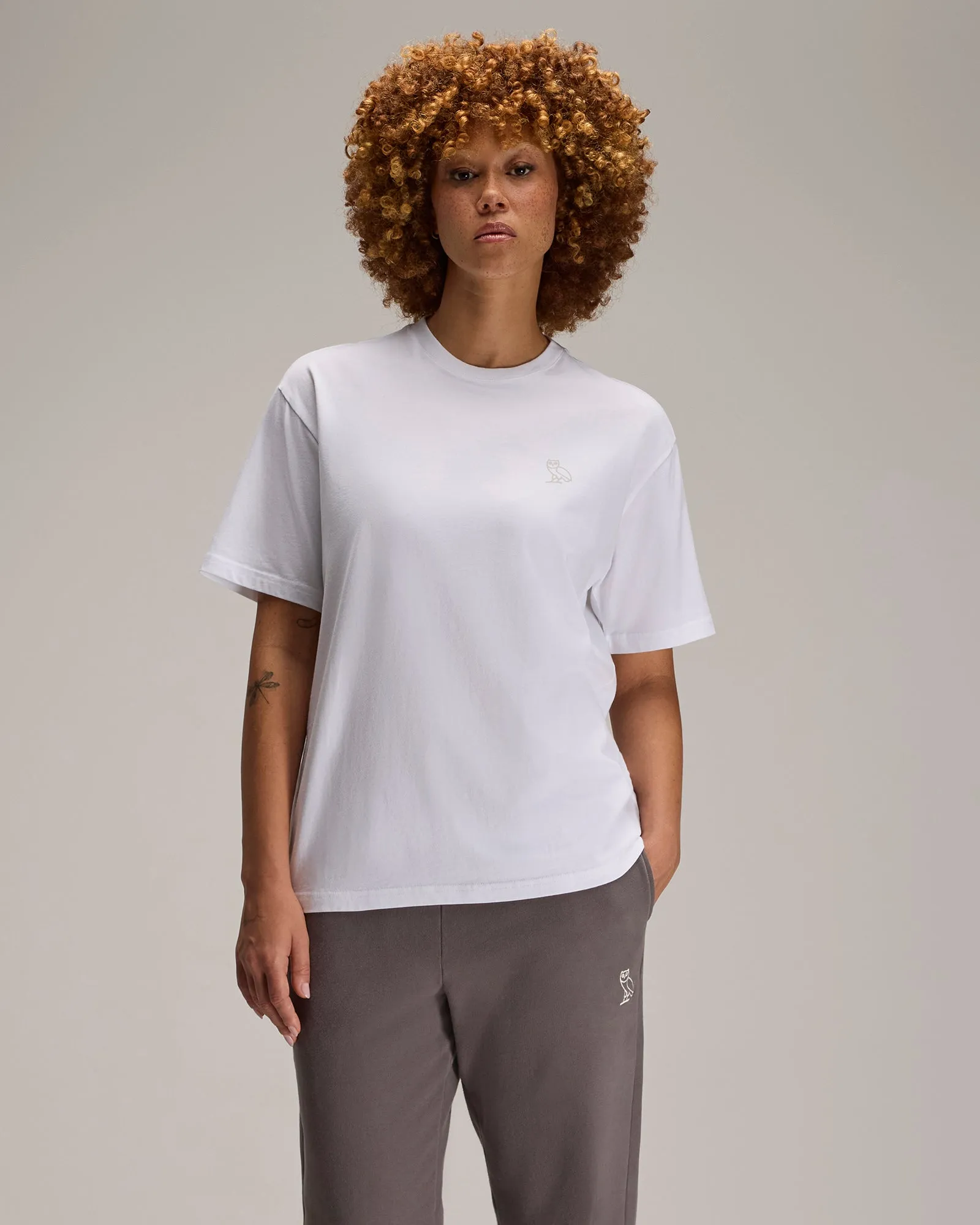 Boyfriend Tee - White sold by OVO product image thumbnail 2