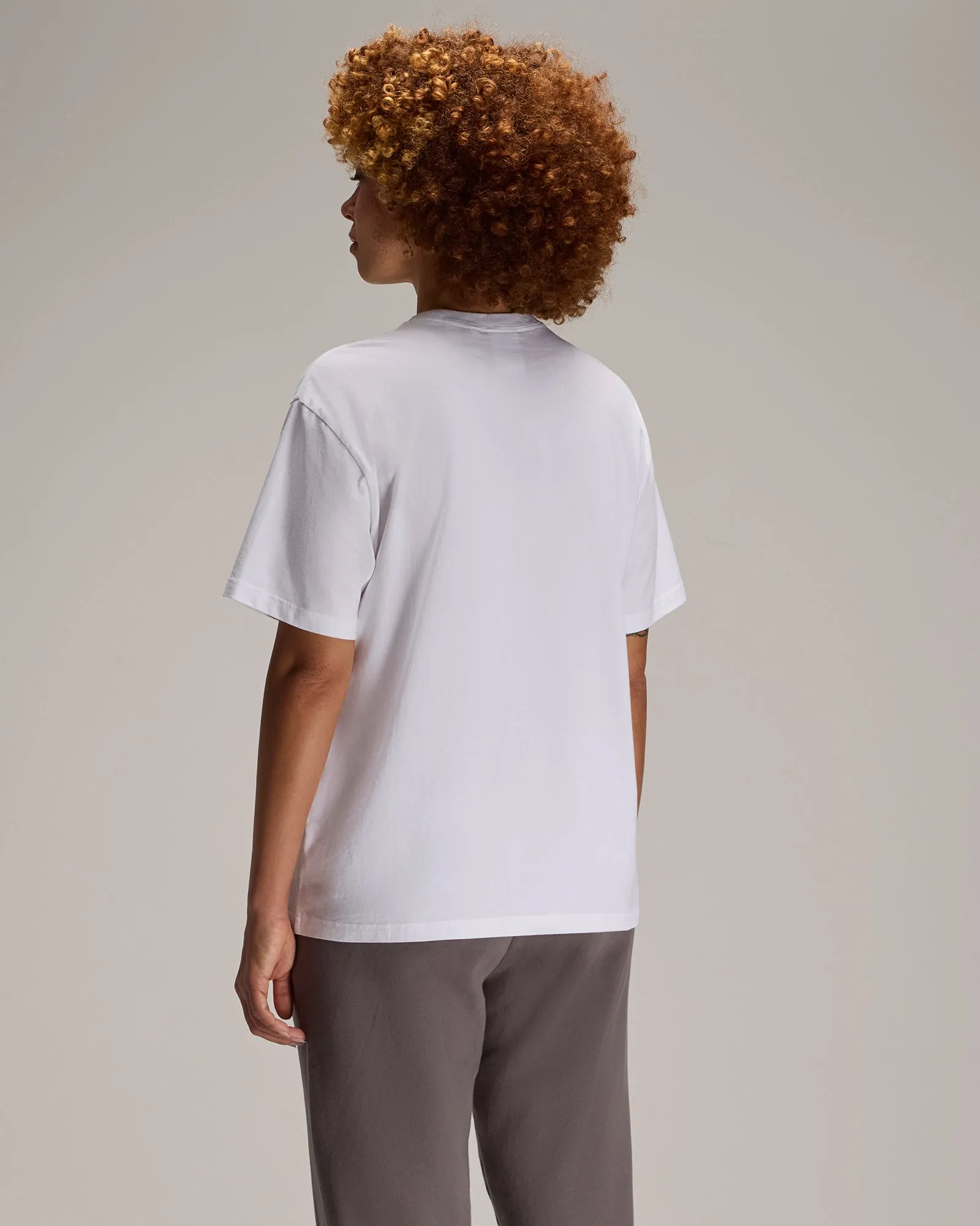 Boyfriend Tee - White sold by OVO product image thumbnail 4