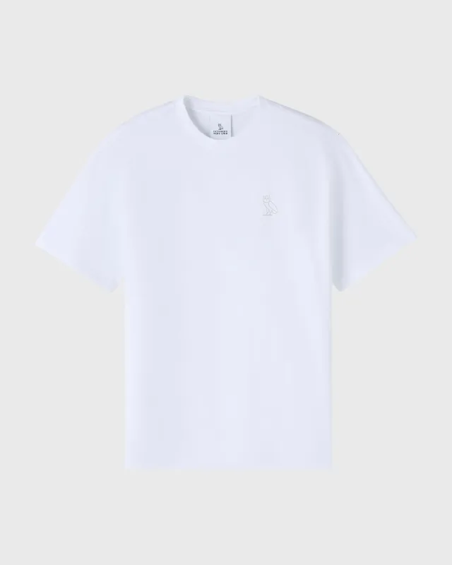 Boyfriend Tee - White sold by OVO