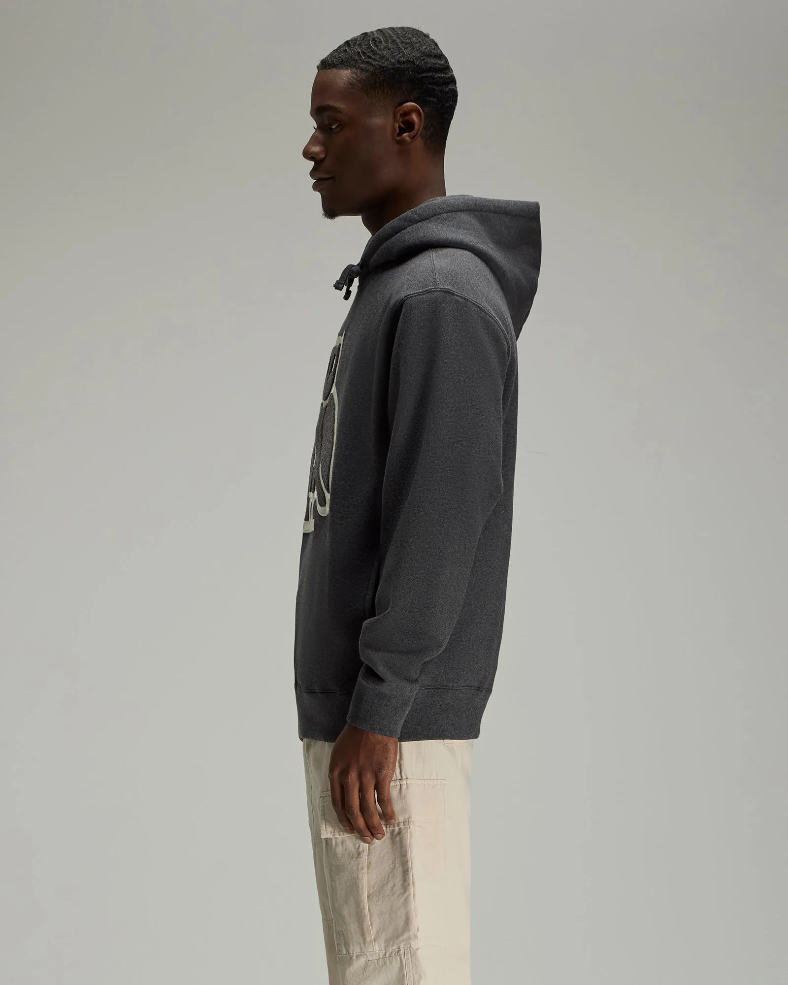 Icon Hoodie - Charcoal sold by OVO product image thumbnail 3