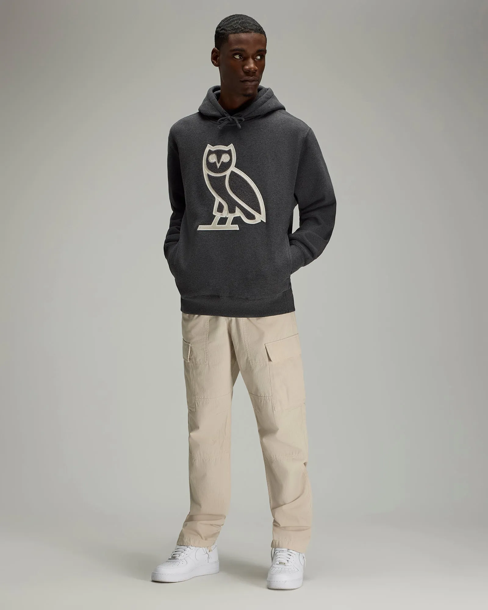 Icon Hoodie - Charcoal sold by OVO product image thumbnail 5