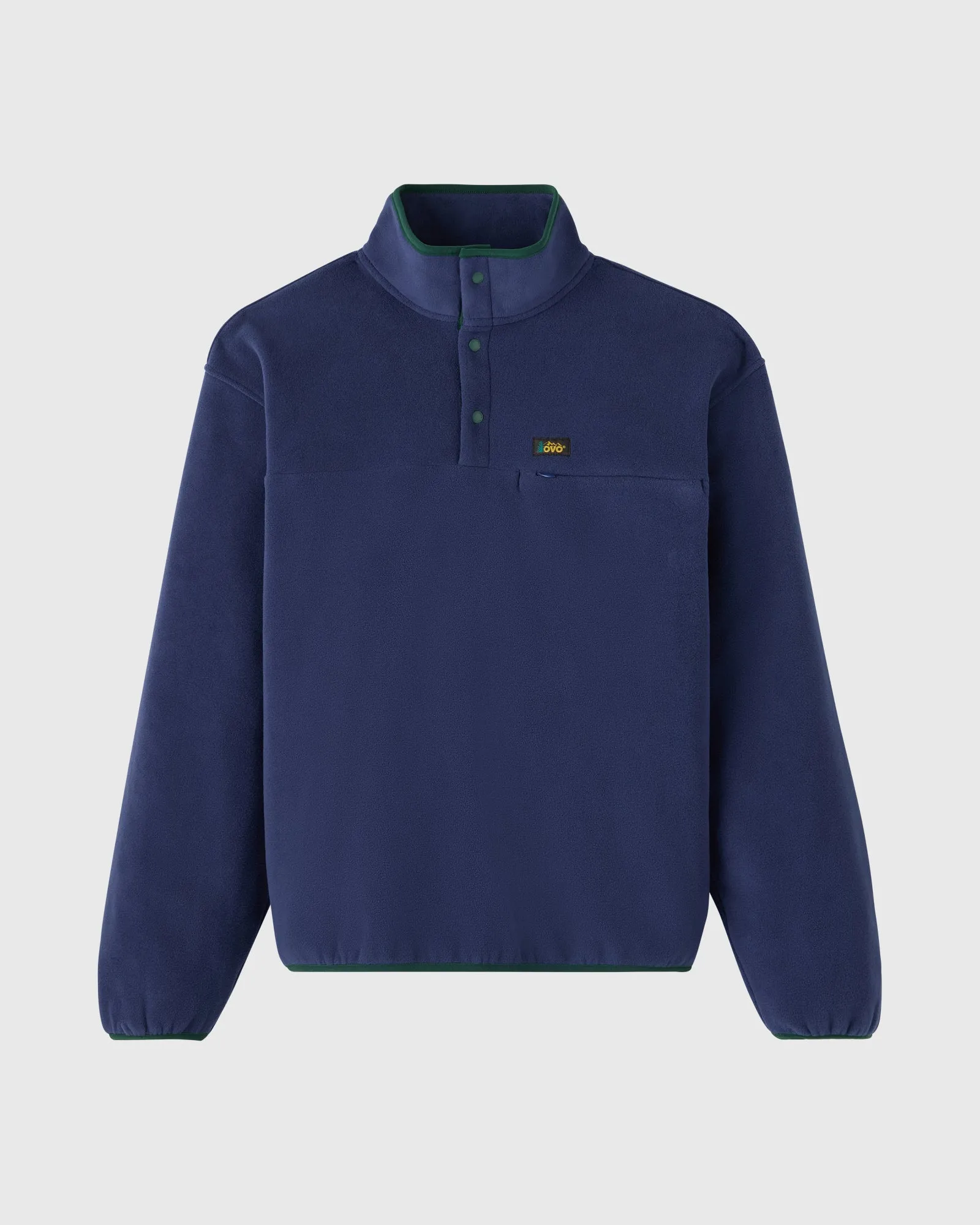 Polartec® Fleece Mockneck - Navy sold by OVO