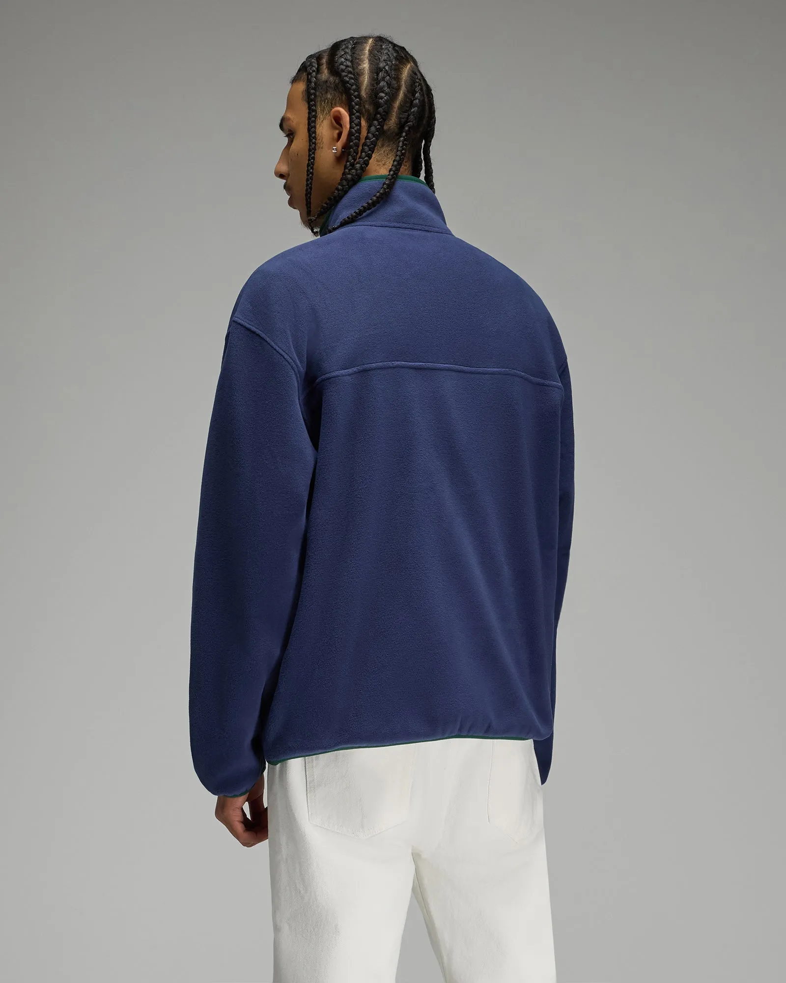 Polartec® Fleece Mockneck - Navy sold by OVO product image thumbnail 5