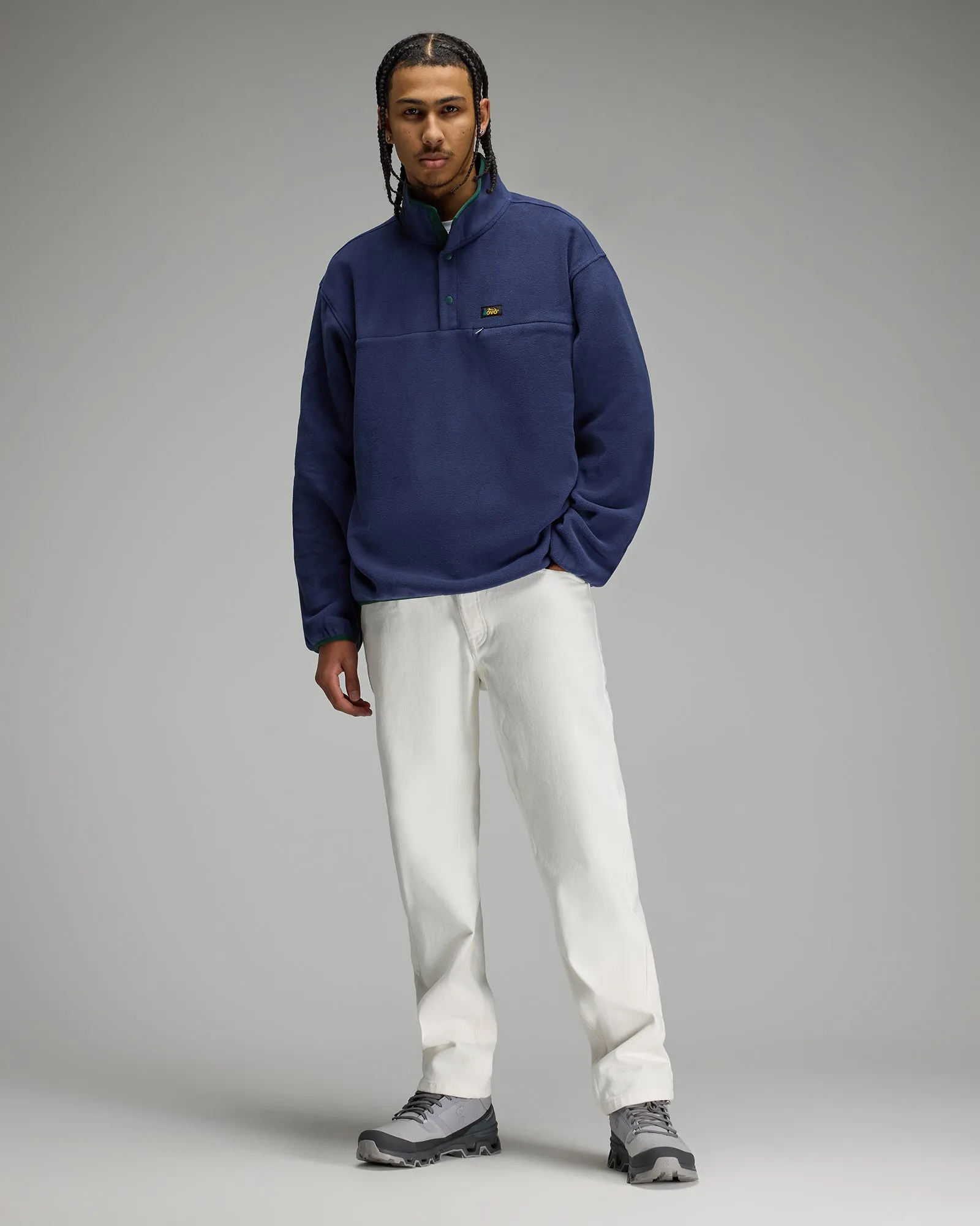 Polartec® Fleece Mockneck - Navy sold by OVO product image thumbnail 2