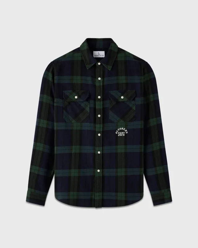 Tartan Flannel Shirt - Blackwatch sold by OVO