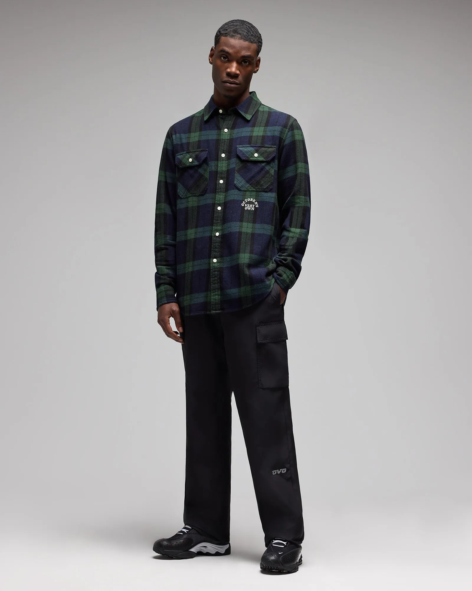 Tartan Flannel Shirt - Blackwatch sold by OVO product image thumbnail 2