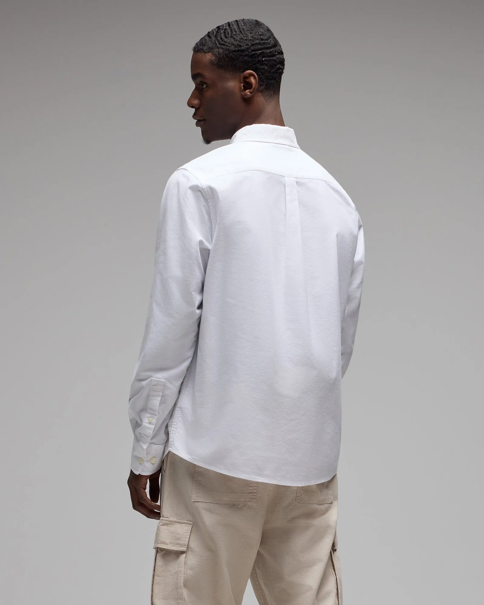 Oxford Sport Shirt - White sold by OVO product image thumbnail 5