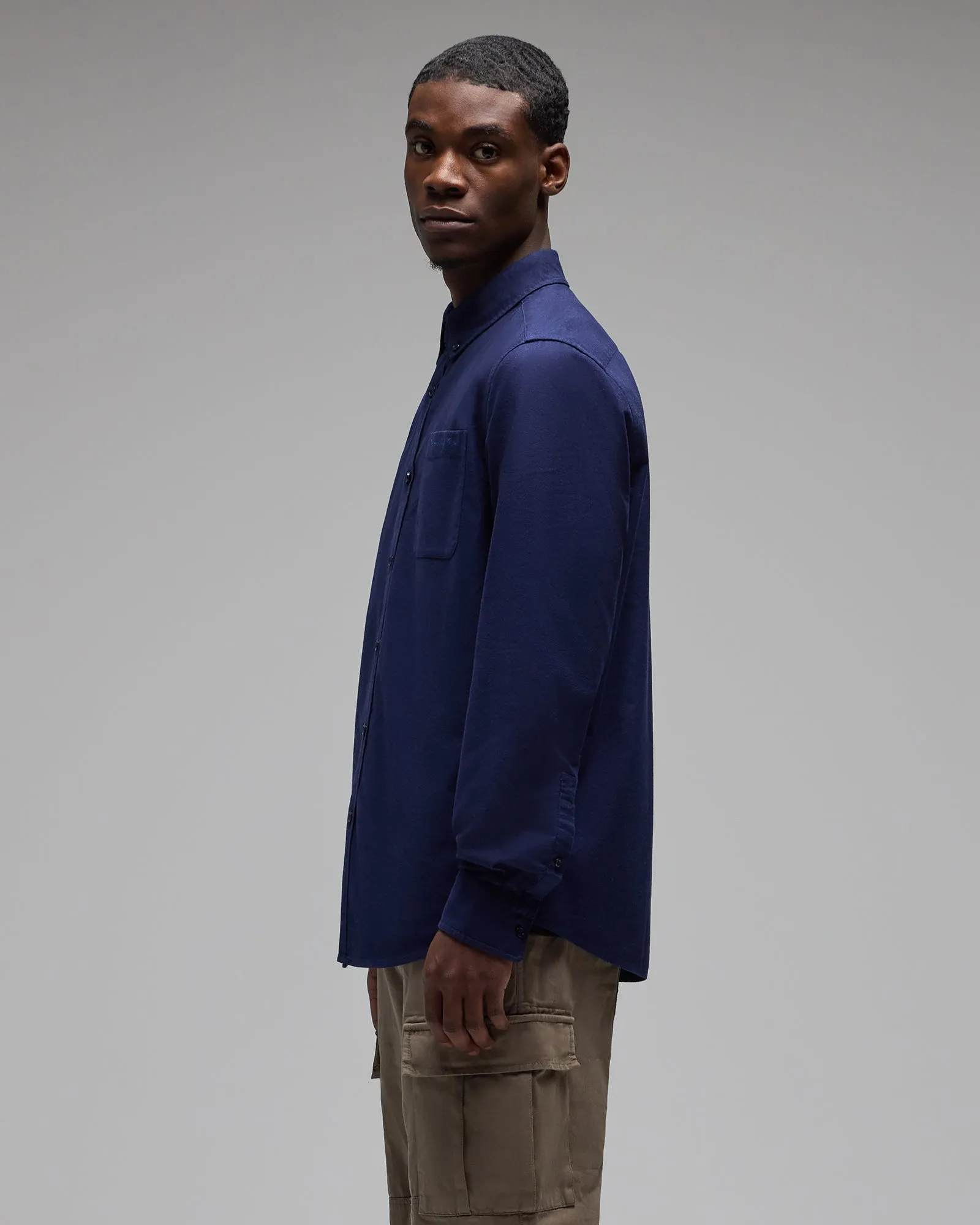 Oxford Sport Shirt - Navy sold by OVO product image thumbnail 4