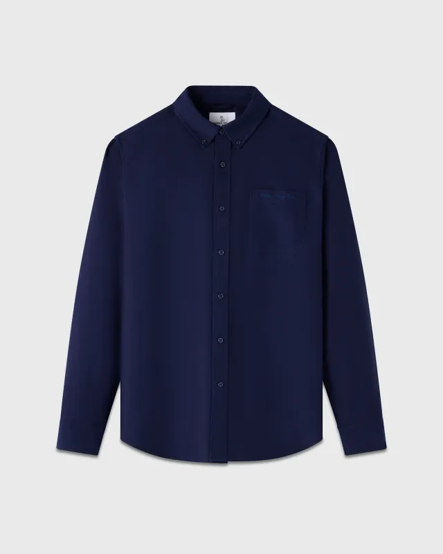 Oxford Sport Shirt - Navy sold by OVO