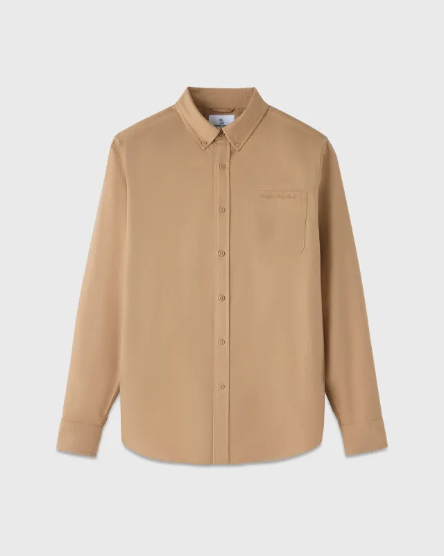 Oxford Sport Shirt - Driftwood sold by OVO