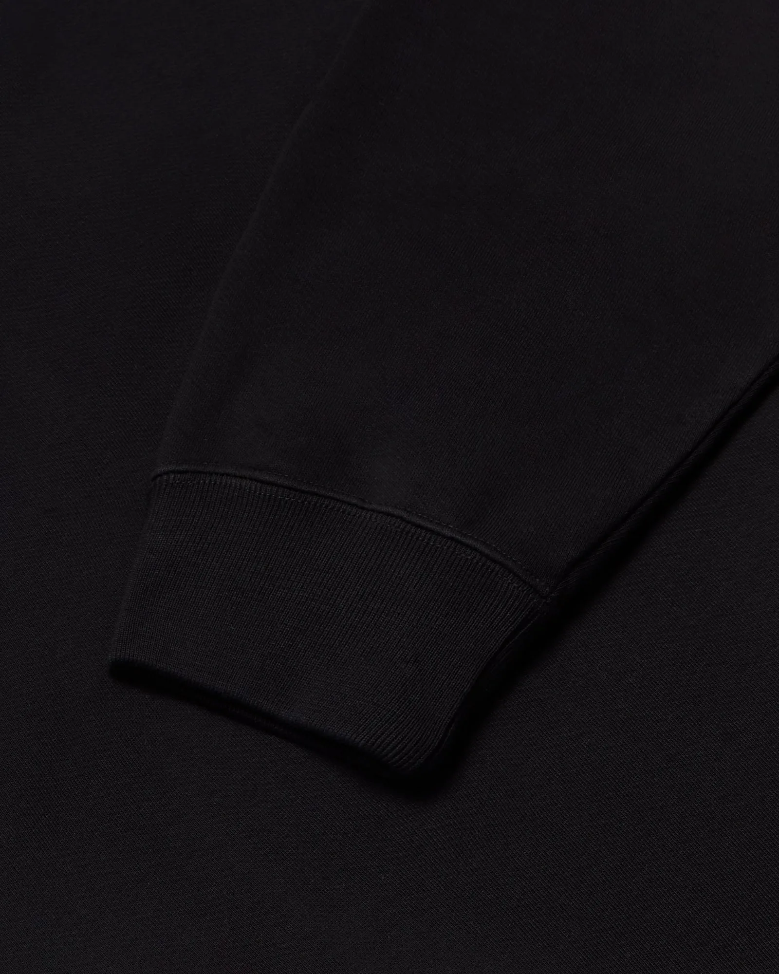Classic Quarter Zip Mockneck Sweatshirt - Black sold by OVO product image thumbnail 4