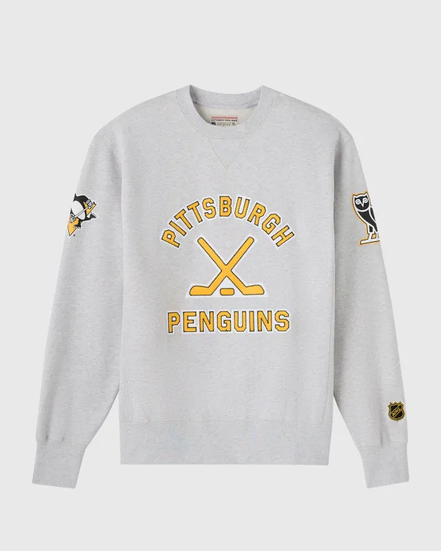 NHL Pittsburgh Penguins Crewneck - Ash Heather sold by OVO