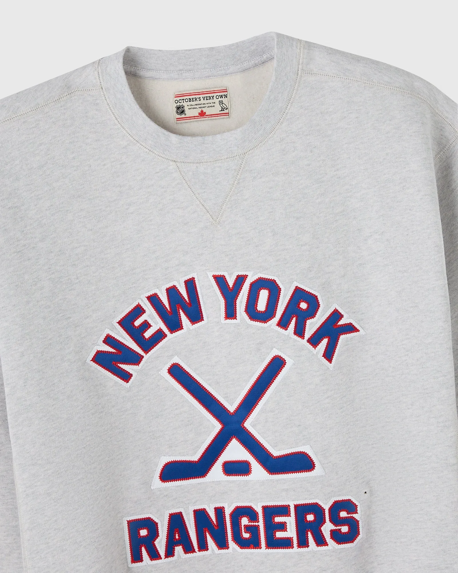 NHL New York Rangers Crewneck - Ash Heather sold by OVO product image thumbnail 3