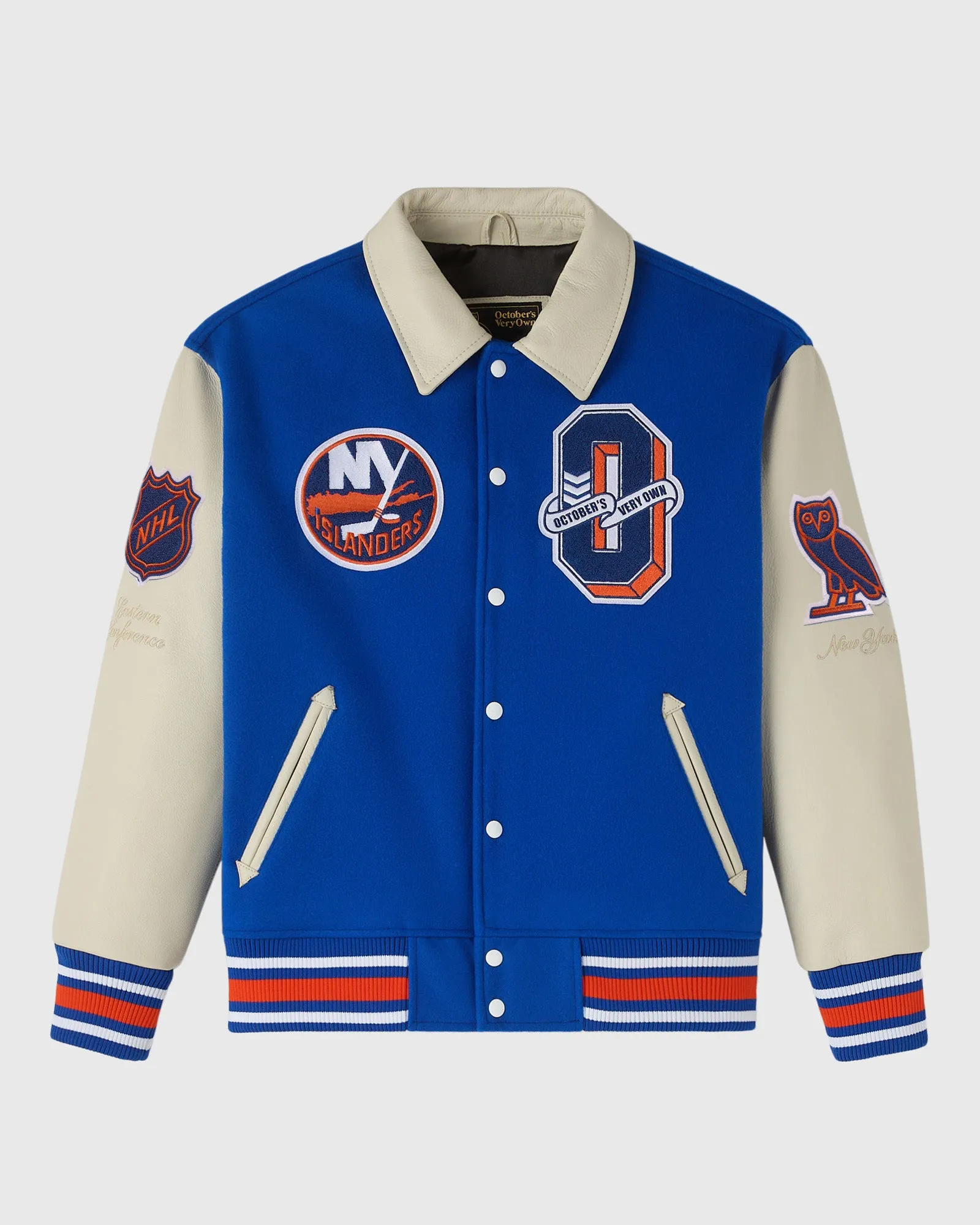 NHL New York Islanders Varsity Jacket - Blue sold by OVO