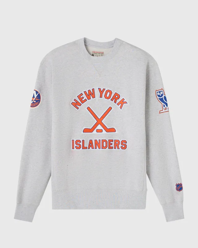 NHL New York Islanders Crewneck - Ash Heather sold by OVO