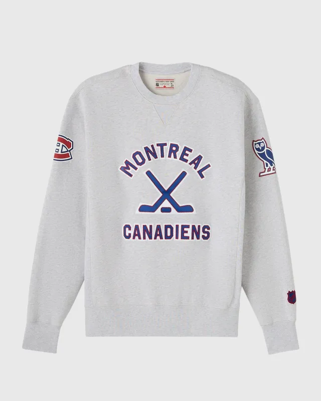 NHL Montreal Canadiens Crewneck - Ash Heather sold by OVO