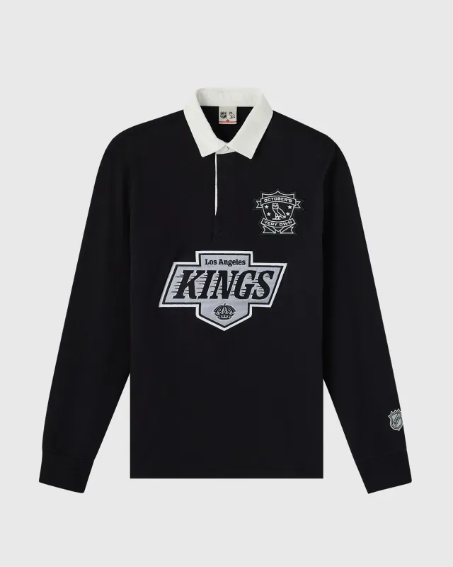 NHL Los Angeles Kings Rugby Polo - Black sold by OVO