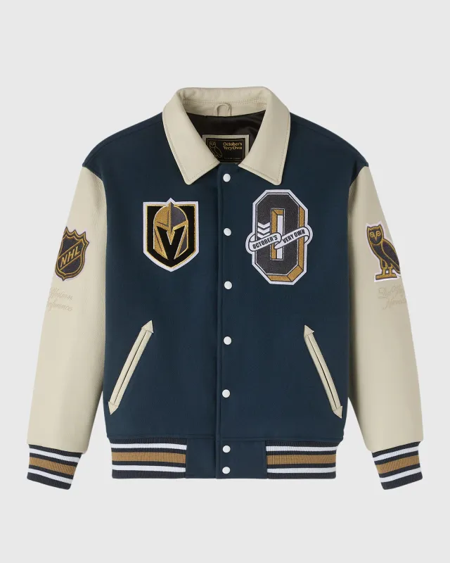 NHL Las Vegas Golden Knights Varsity Jacket - Grey sold by OVO