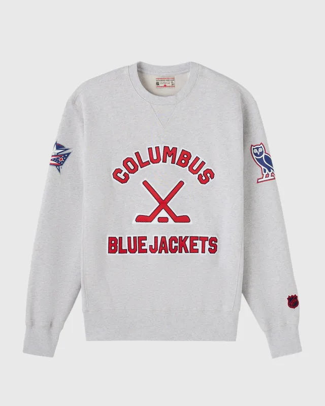NHL Columbus Blue Jackets Crewneck - Ash Heather sold by OVO