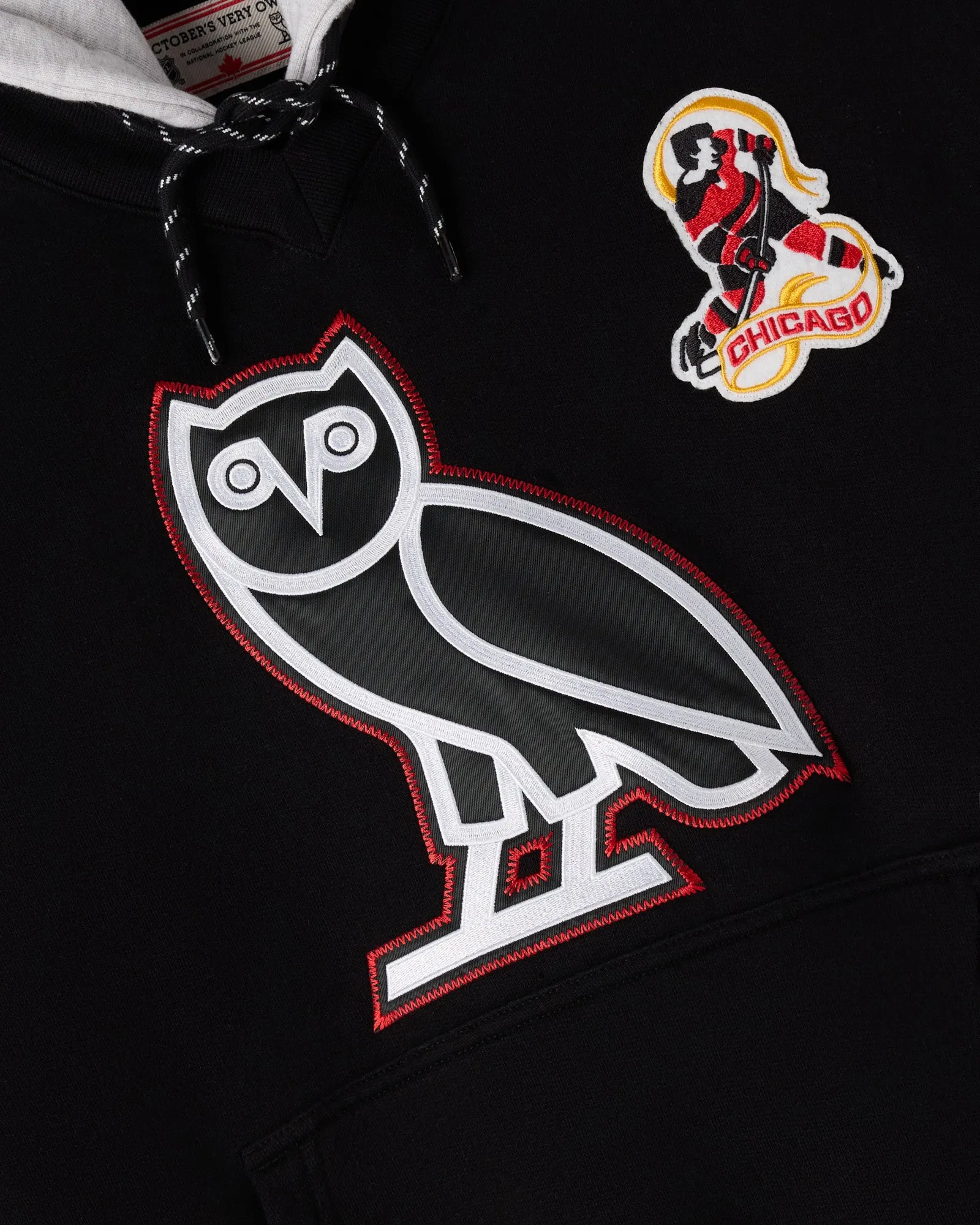 NHL Chicago Blackhawks Hoodie - Black sold by OVO product image thumbnail 3