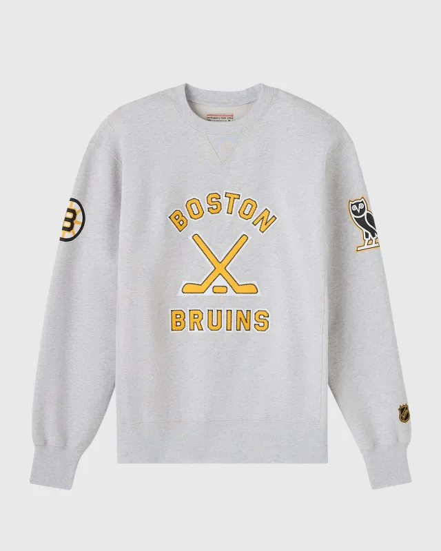 NHL Boston Bruins Crewneck - Ash Heather sold by OVO
