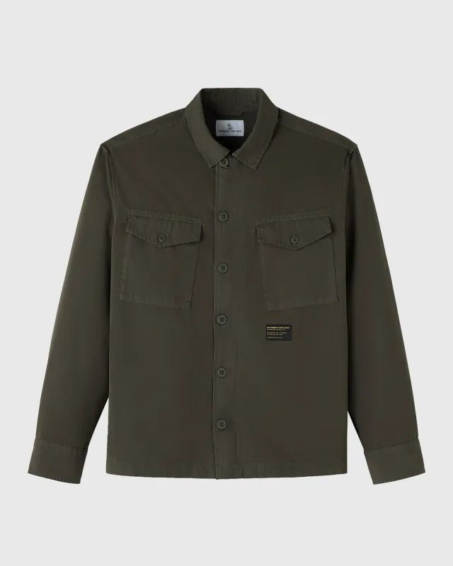 Officer's Shirt - Deep Olive sold by OVO