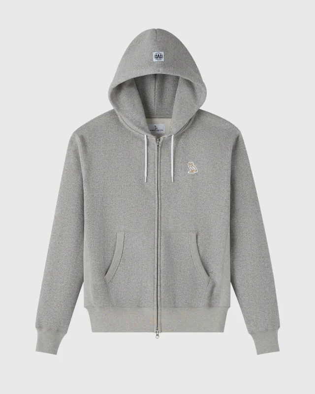 Heritage Full-Zip Hoodie - Heather Grey sold by OVO